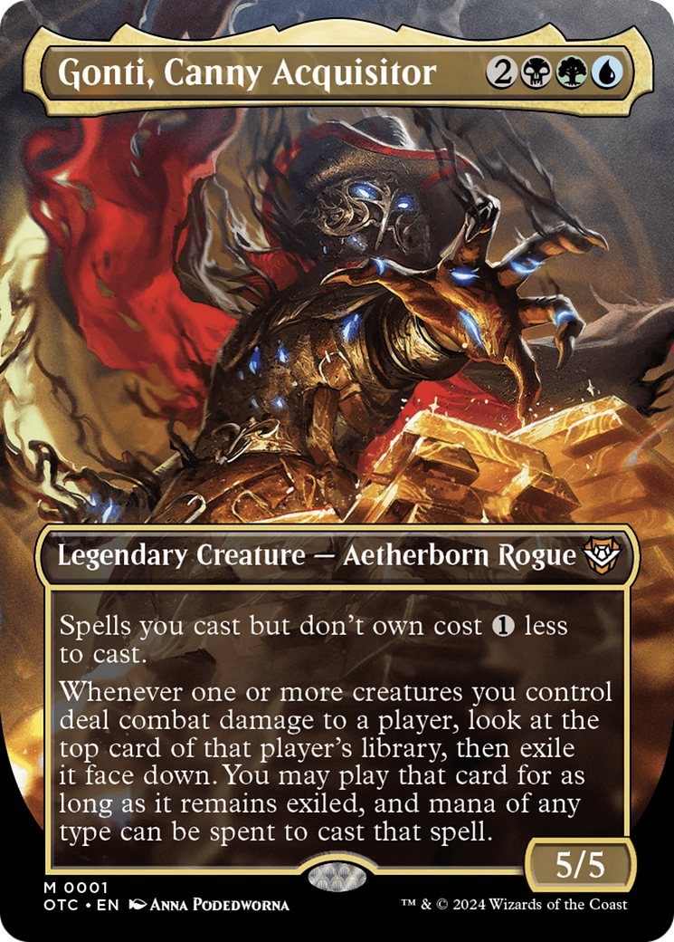 Gonti, Canny Acquisitor (Borderless) [Outlaws of Thunder Junction Commander] - Magic: The Gathering - Card Brawlers | Quebec | Canada |
