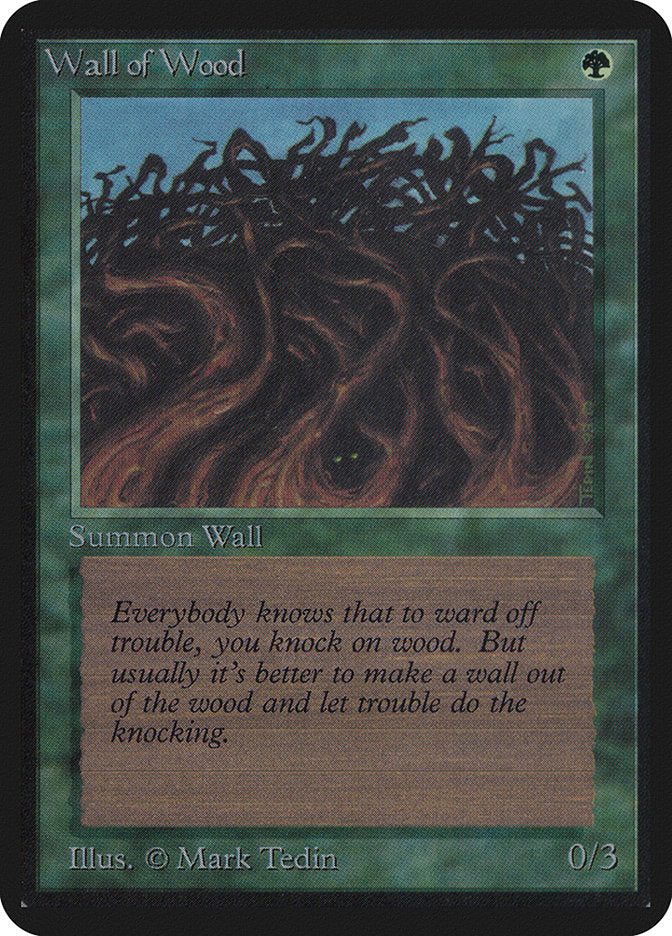 Wall of Wood [Alpha Edition] - Magic: The Gathering - Card Brawlers | Quebec | Canada |