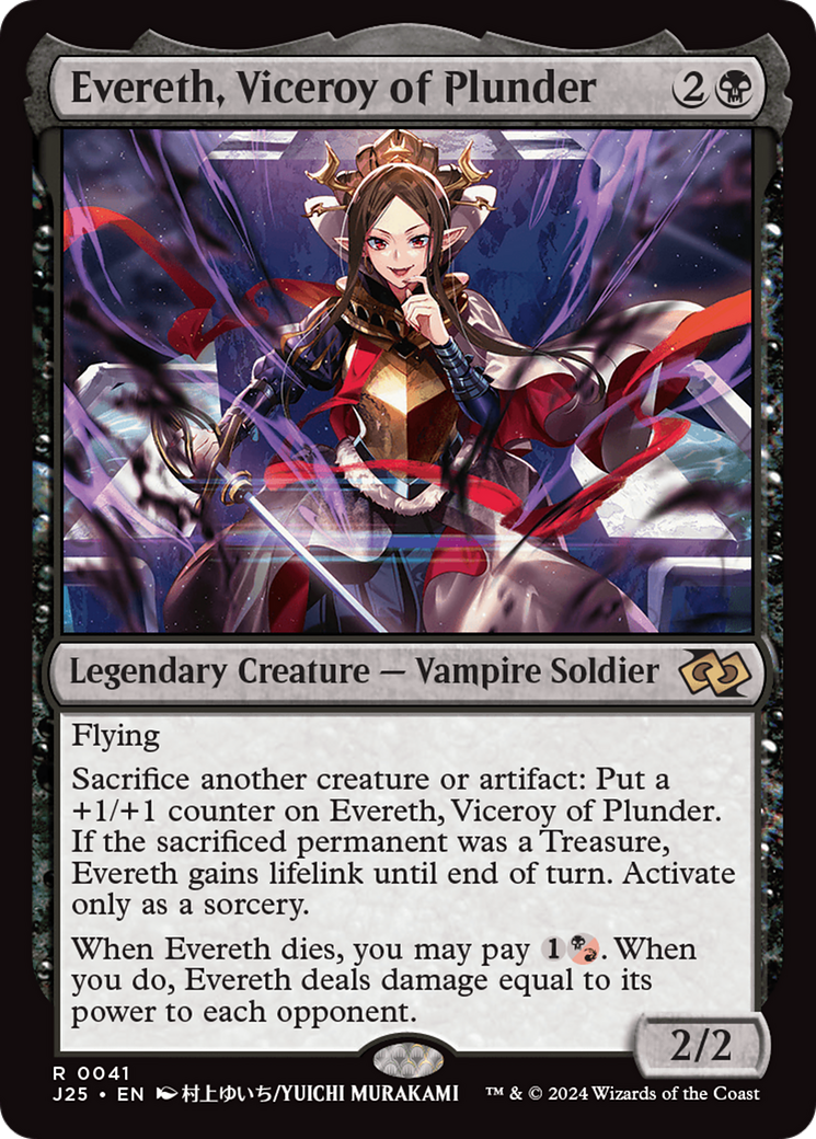 Evereth, Viceroy of Plunder (Anime) [Foundations Jumpstart] - Magic: The Gathering - Card Brawlers | Quebec | Canada |