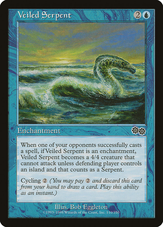 Veiled Serpent [Urza's Saga] - Magic: The Gathering - Card Brawlers | Quebec | Canada |