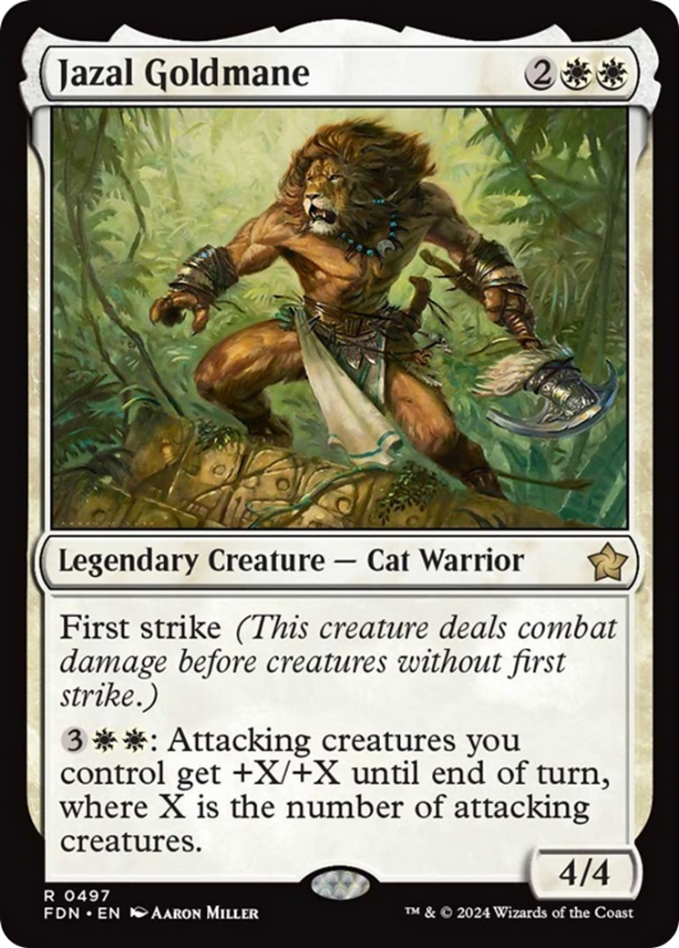 Jazal Goldmane [Foundations] - Magic: The Gathering - Card Brawlers | Quebec | Canada |