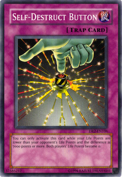 Self-Destruct Button [DR2-EN106] Common - Yu-Gi-Oh! - Card Brawlers | Quebec | Canada |