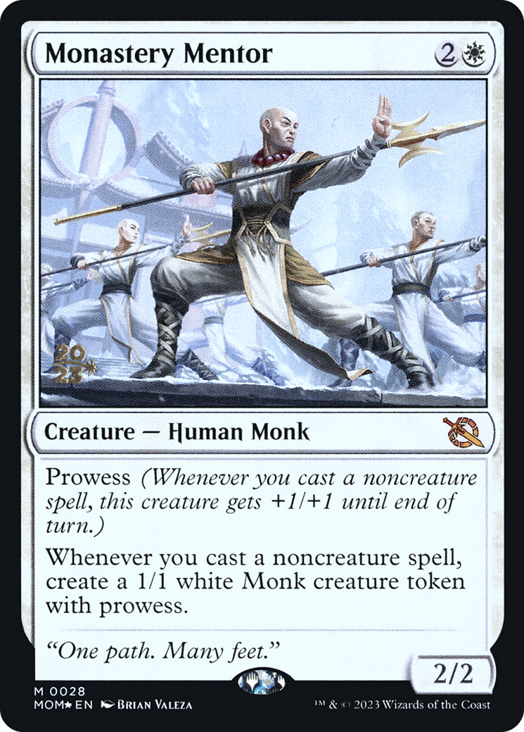 Monastery Mentor [March of the Machine Prerelease Promos] - Magic: The Gathering - Card Brawlers | Quebec | Canada |