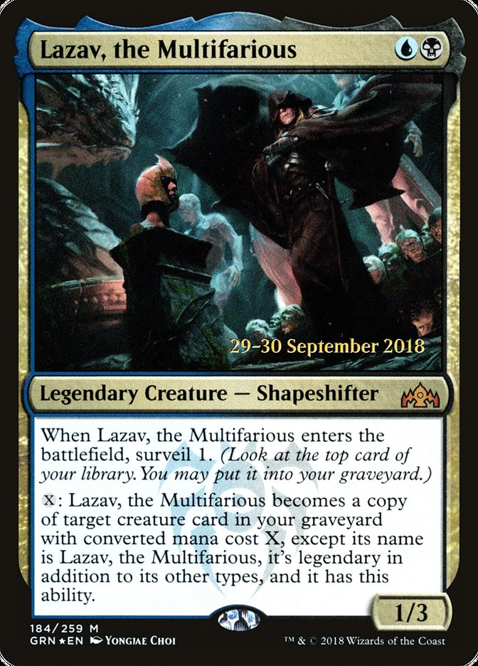 Lazav, the Multifarious [Guilds of Ravnica Prerelease Promos] - Magic: The Gathering - Card Brawlers | Quebec | Canada |