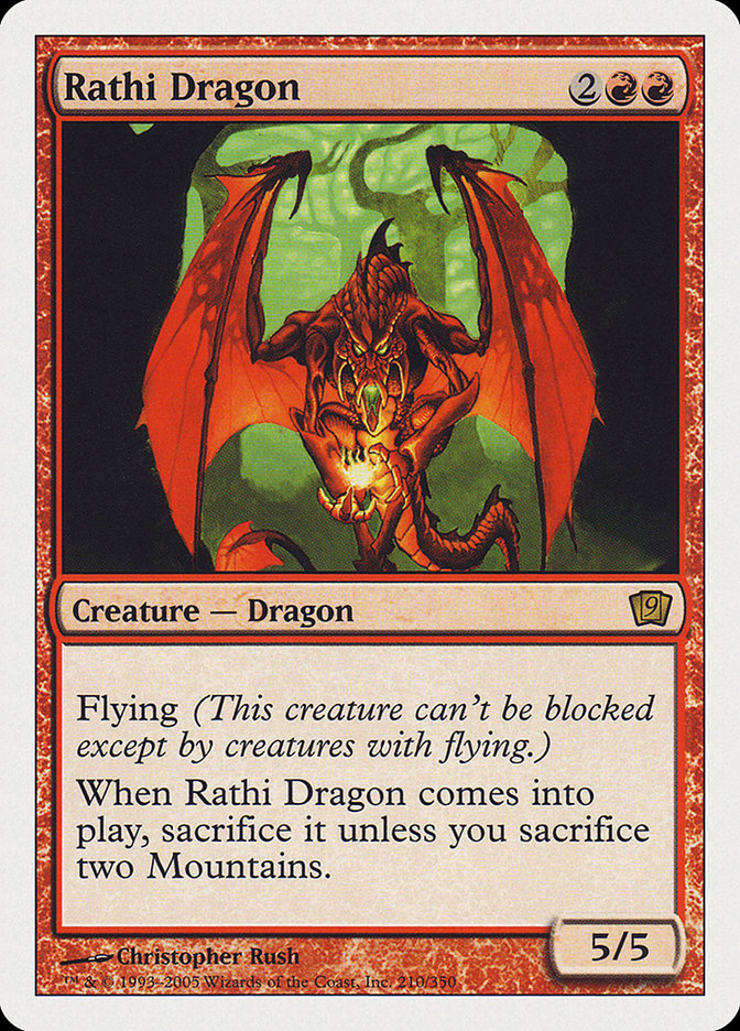 Rathi Dragon [Ninth Edition] - Magic: The Gathering - Card Brawlers | Quebec | Canada |
