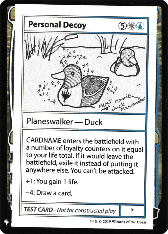 Personal Decoy [Mystery Booster Playtest Cards] - Magic: The Gathering - Card Brawlers | Quebec | Canada |