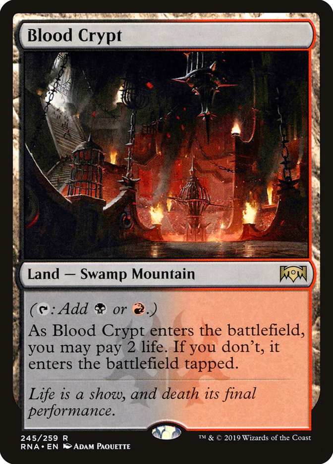 Blood Crypt [Ravnica Allegiance] - Magic: The Gathering - Card Brawlers | Quebec | Canada |