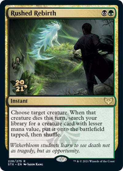 Rushed Rebirth [Strixhaven: School of Mages Prerelease Promos] - Magic: The Gathering - Card Brawlers | Quebec | Canada |