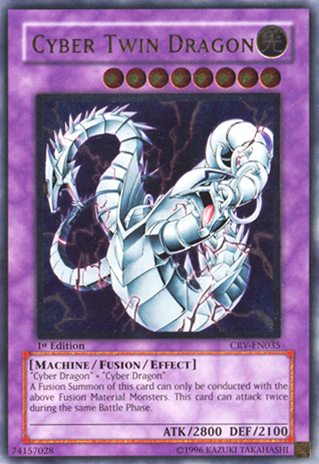 Cyber Twin Dragon [CRV-EN035] Ultimate Rare - Yu-Gi-Oh! - Card Brawlers | Quebec | Canada |