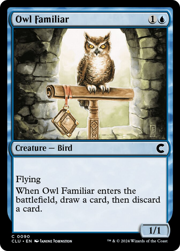 Owl Familiar [Ravnica: Clue Edition] - Magic: The Gathering - Card Brawlers | Quebec | Canada |