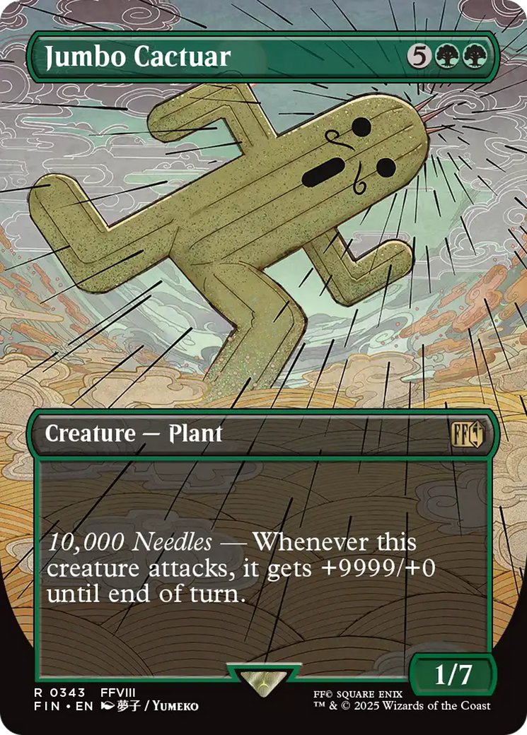 Jumbo Cactuar (Borderless) [FINAL FANTASY] - Magic: The Gathering - Card Brawlers | Quebec | Canada |
