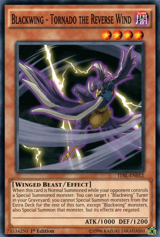 Blackwing - Tornado the Reverse Wind [TDIL-EN012] Common - Yu-Gi-Oh! - Card Brawlers | Quebec | Canada |