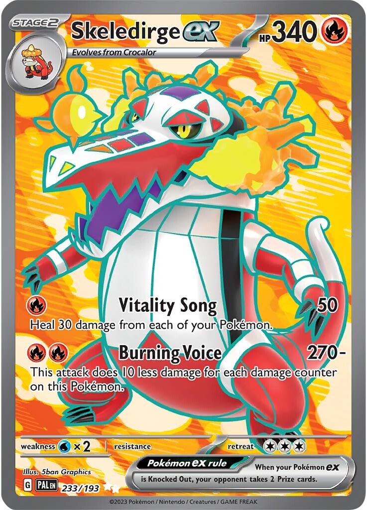 Skeledirge ex (233/193) [Scarlet & Violet: Paldea Evolved] - Pokémon - Card Brawlers | Quebec | Canada |