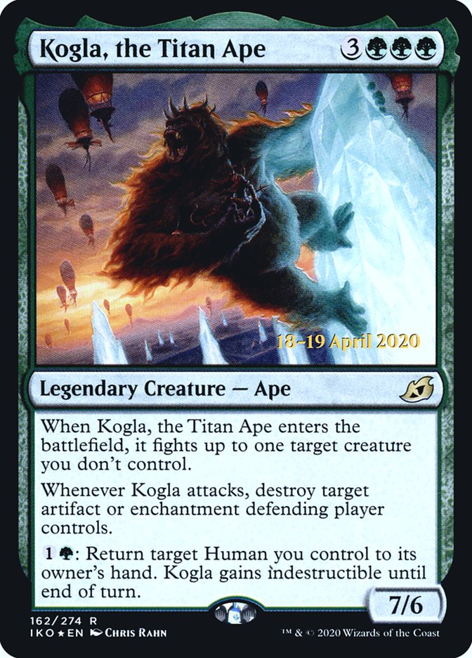 Kogla, the Titan Ape [Ikoria: Lair of Behemoths Prerelease Promos] - Magic: The Gathering - Card Brawlers | Quebec | Canada |