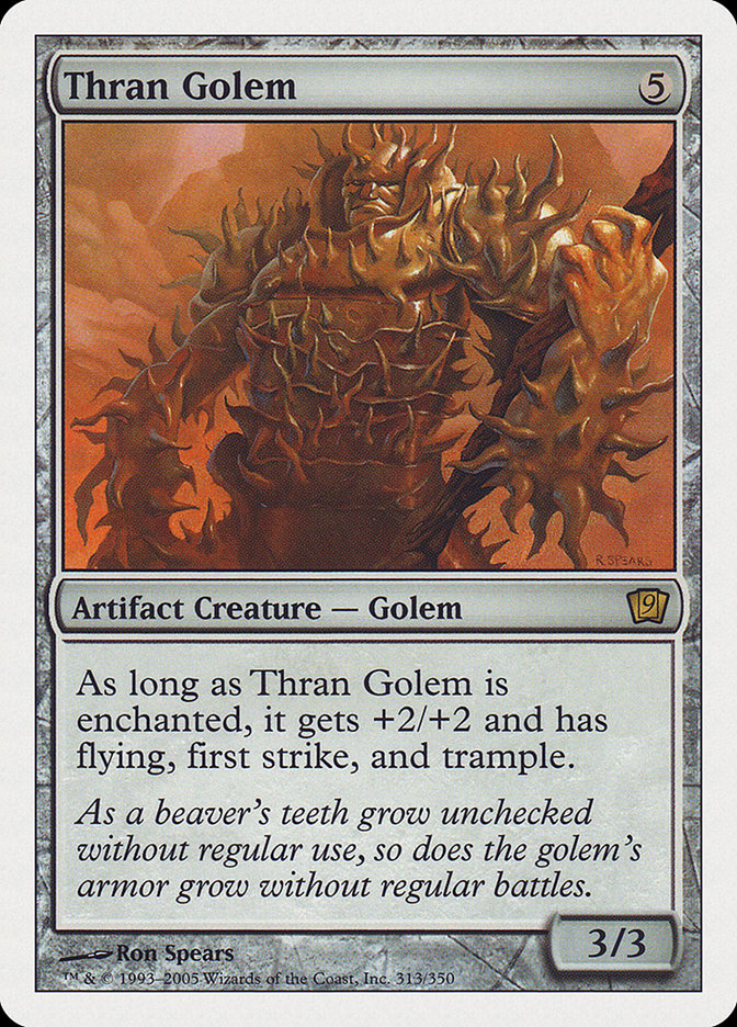 Thran Golem [Ninth Edition] - Magic: The Gathering - Card Brawlers | Quebec | Canada |