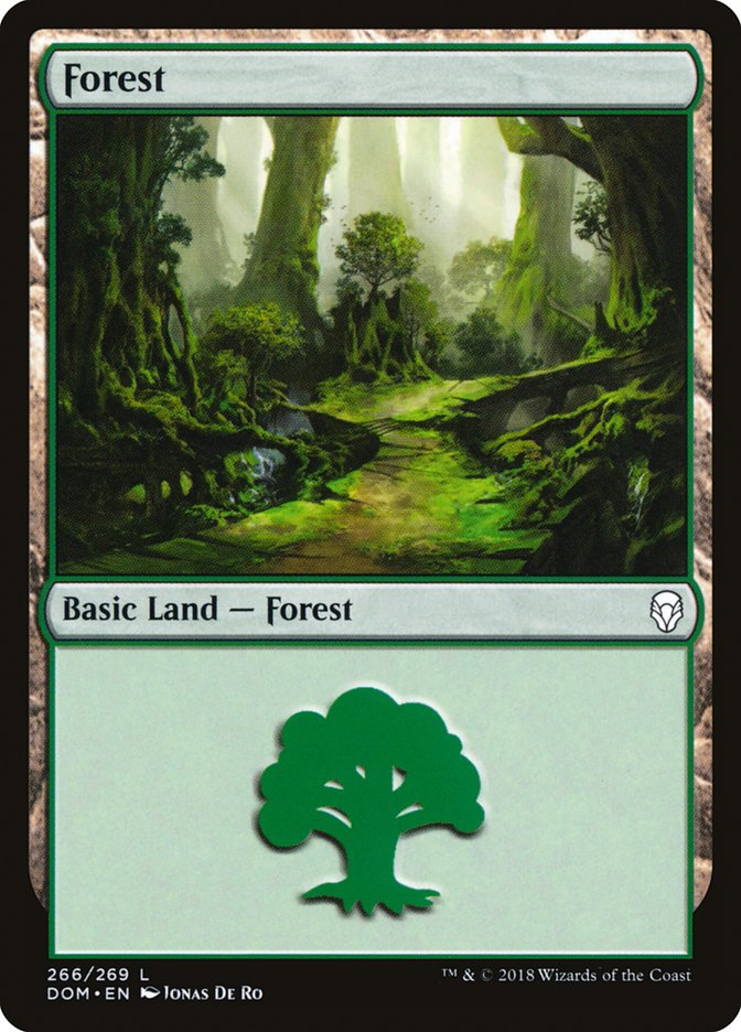 Forest (266) [Dominaria] - Magic: The Gathering - Card Brawlers | Quebec | Canada |