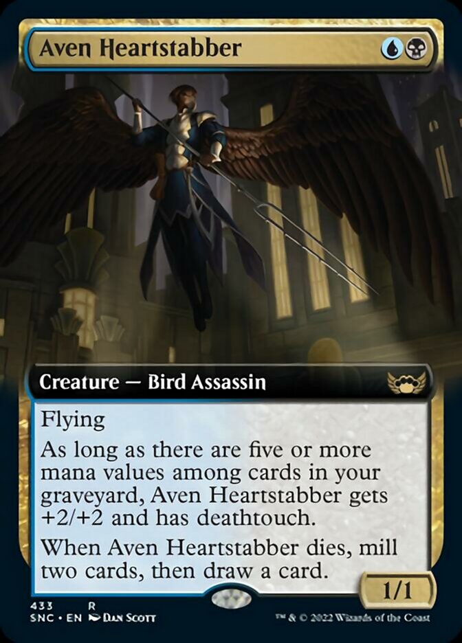 Aven Heartstabber (Extended Art) [Streets of New Capenna] - Magic: The Gathering - Card Brawlers | Quebec | Canada |