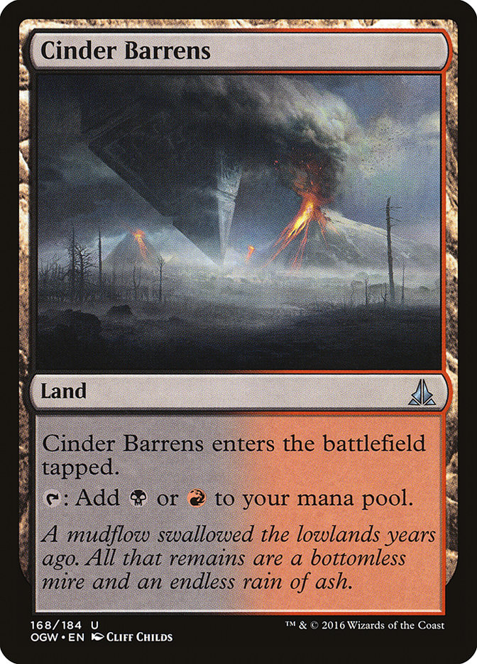 Cinder Barrens [Oath of the Gatewatch] - Magic: The Gathering - Card Brawlers | Quebec | Canada |