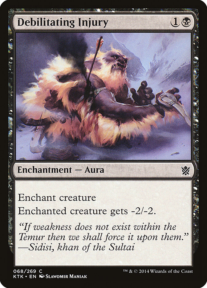 Debilitating Injury [Khans of Tarkir] - Magic: The Gathering - Card Brawlers | Quebec | Canada |