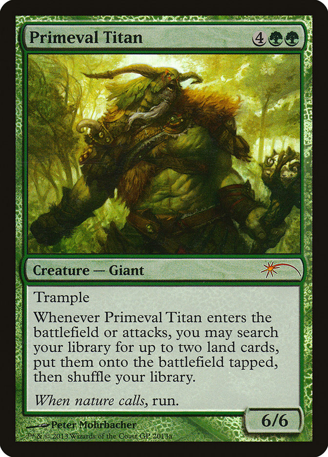Primeval Titan (Grand Prix) [Grand Prix Promos] - Magic: The Gathering - Card Brawlers | Quebec | Canada |