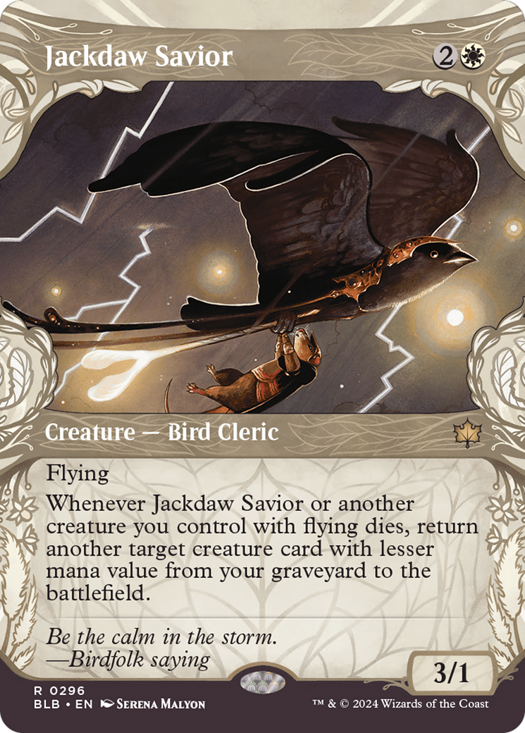 Jackdaw Savior (Showcase) [Bloomburrow] - Magic: The Gathering - Card Brawlers | Quebec | Canada |