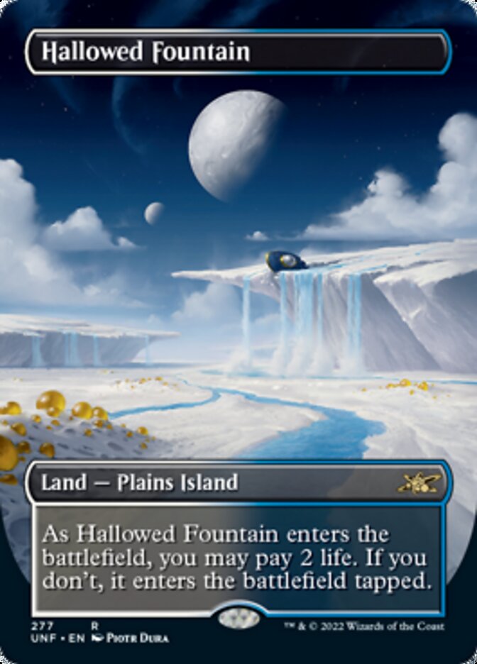 Hallowed Fountain (Borderless) [Unfinity] - Magic: The Gathering - Card Brawlers | Quebec | Canada |