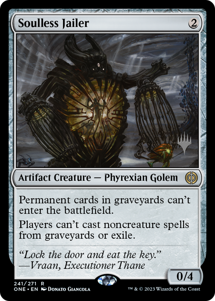Soulless Jailer (Promo Pack) [Phyrexia: All Will Be One Promos] - Magic: The Gathering - Card Brawlers | Quebec | Canada |