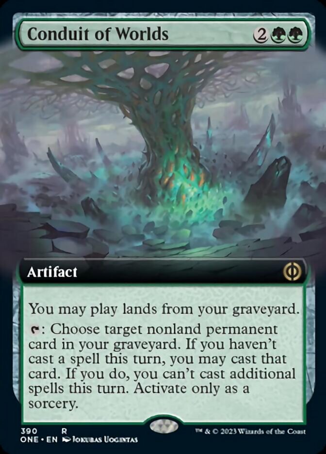 Conduit of Worlds (Extended Art) [Phyrexia: All Will Be One] - Magic: The Gathering - Card Brawlers | Quebec | Canada |