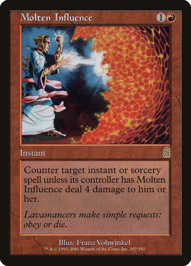 Molten Influence [Odyssey] - Magic: The Gathering - Card Brawlers | Quebec | Canada |