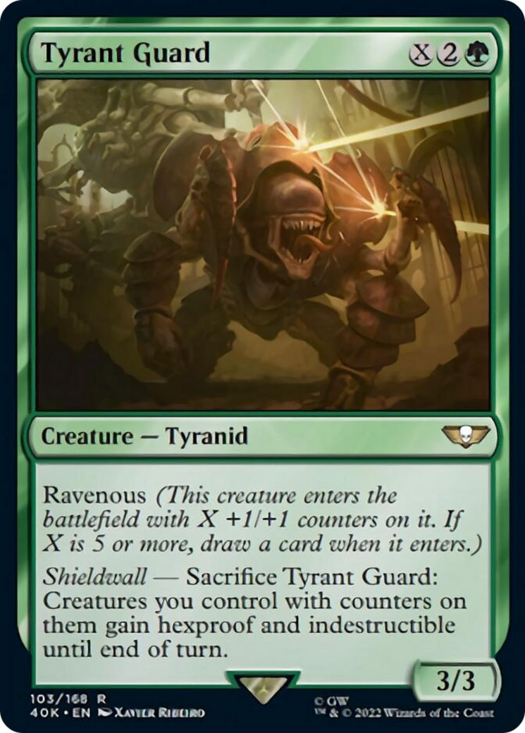 Tyrant Guard (Surge Foil) [Warhammer 40,000] - Magic: The Gathering - Card Brawlers | Quebec | Canada |