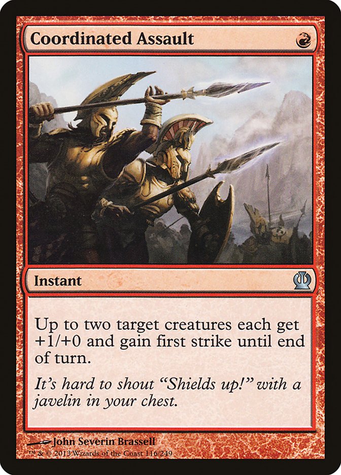 Coordinated Assault [Theros] - Magic: The Gathering - Card Brawlers | Quebec | Canada |