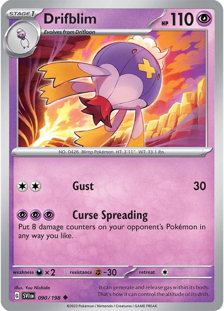 Drifblim (090/198) [Scarlet & Violet: Base Set] - Pokémon - Card Brawlers | Quebec | Canada |
