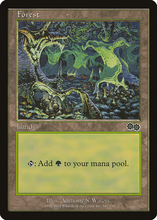 Forest (347) [Urza's Saga] - Magic: The Gathering - Card Brawlers | Quebec | Canada |