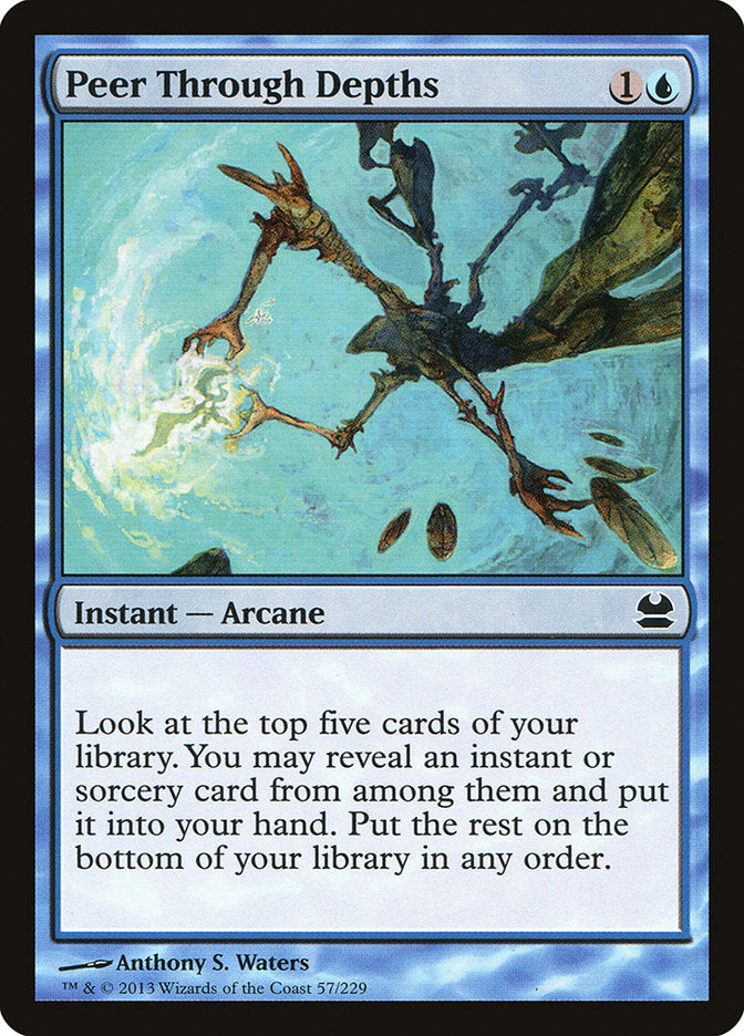 Peer Through Depths [Modern Masters] - Magic: The Gathering - Card Brawlers | Quebec | Canada |