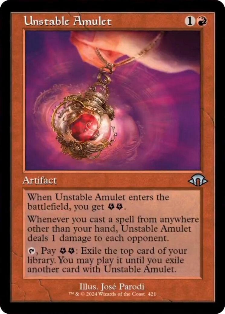 Unstable Amulet (Retro) [Modern Horizons 3] - Magic: The Gathering - Card Brawlers | Quebec | Canada |