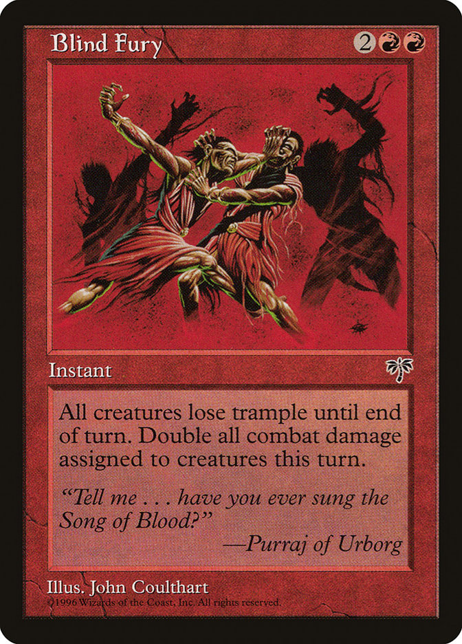 Blind Fury [Mirage] - Magic: The Gathering - Card Brawlers | Quebec | Canada |