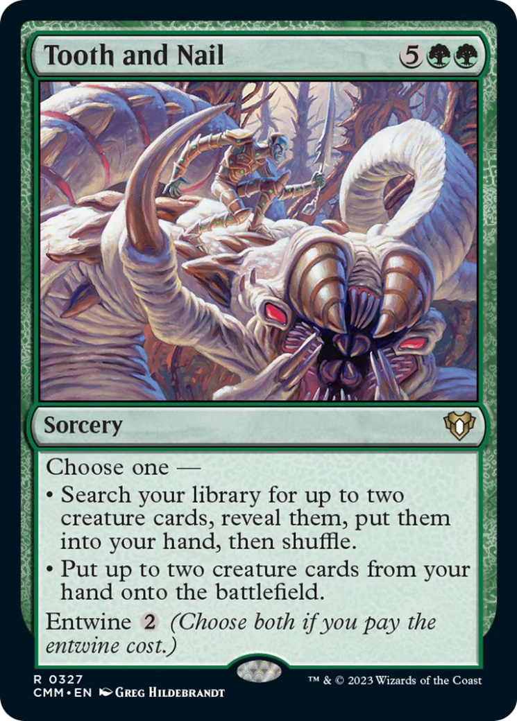 Tooth and Nail [Commander Masters] - Magic: The Gathering - Card Brawlers | Quebec | Canada |
