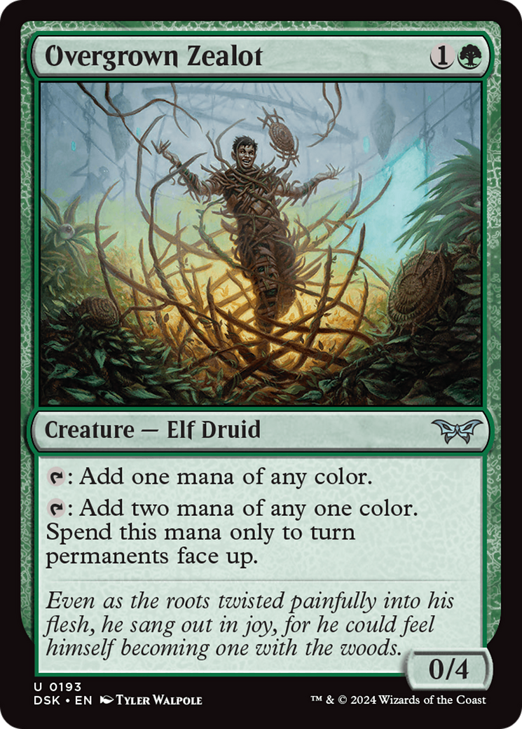 Overgrown Zealot [Duskmourn: House of Horror] - Magic: The Gathering - Card Brawlers | Quebec | Canada |