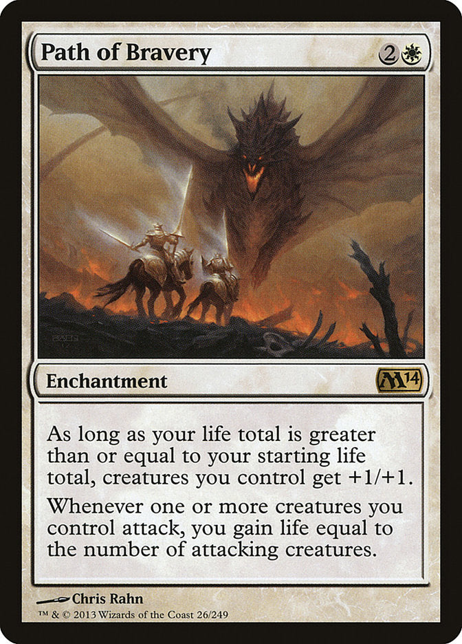 Path of Bravery [Magic 2014] - Magic: The Gathering - Card Brawlers | Quebec | Canada |