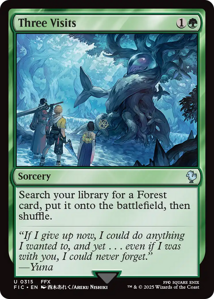 Three Visits [FINAL FANTASY Commander] - Magic: The Gathering - Card Brawlers | Quebec | Canada |
