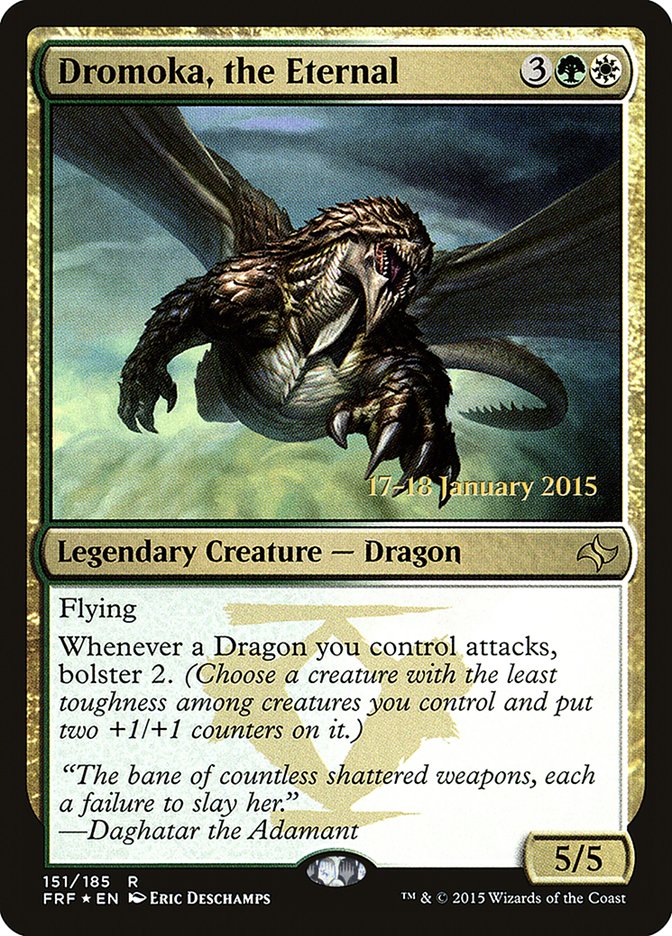 Dromoka, the Eternal [Fate Reforged Prerelease Promos] - Magic: The Gathering - Card Brawlers | Quebec | Canada |