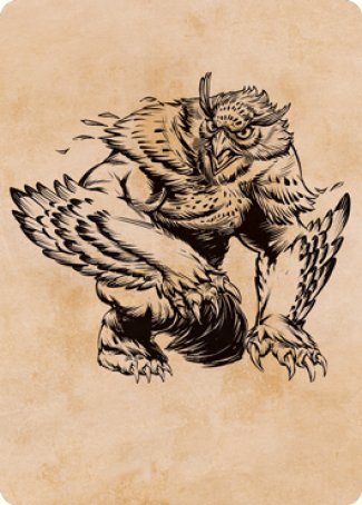 Owlbear (Showcase) Art Card [Dungeons & Dragons: Adventures in the Forgotten Realms Art Series] - Magic: The Gathering - Card Brawlers | Quebec | Canada |