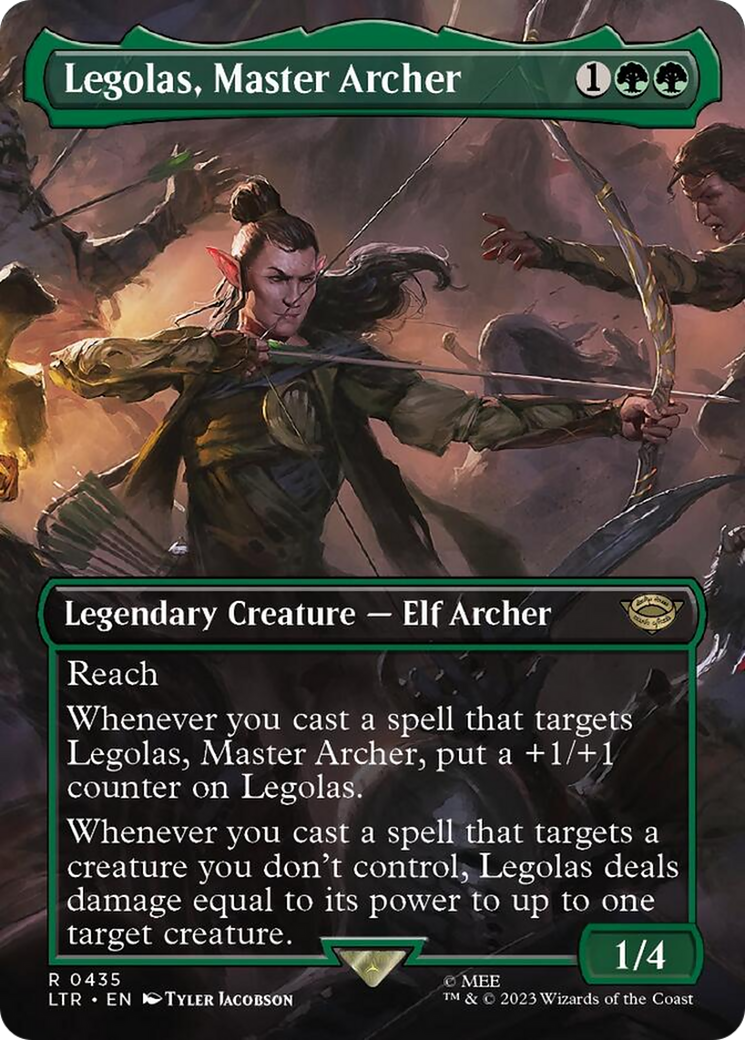Legolas, Master Archer (Borderless Alternate Art) [The Lord of the Rings: Tales of Middle-Earth] - Magic: The Gathering - Card Brawlers | Quebec | Canada |