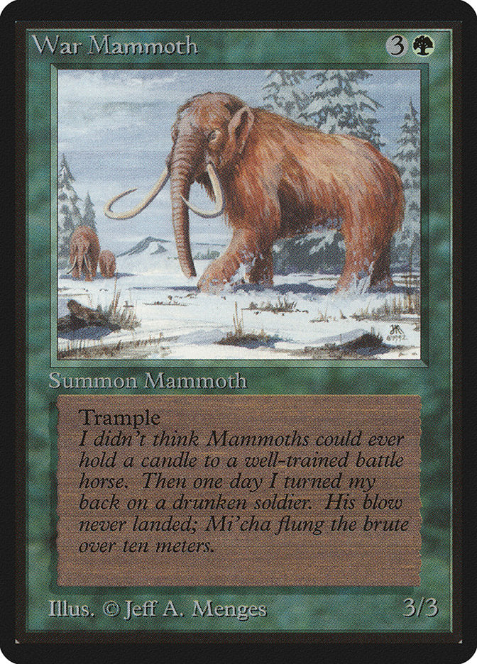 War Mammoth [Beta Edition] - Magic: The Gathering - Card Brawlers | Quebec | Canada |