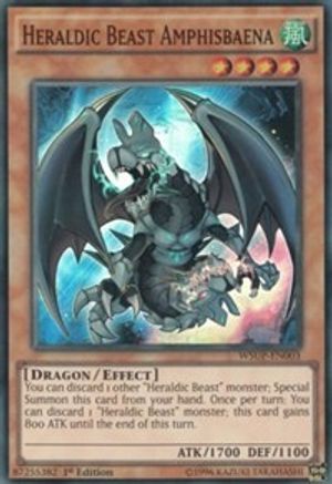 Heraldic Beast Amphisbaena [WSUP-EN003] Super Rare - Yu-Gi-Oh! - Card Brawlers | Quebec | Canada |