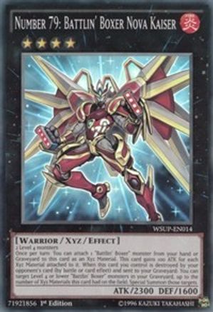 Number 79: Battlin' Boxer Nova Kaiser [WSUP-EN014] Super Rare - Yu-Gi-Oh! - Card Brawlers | Quebec | Canada |