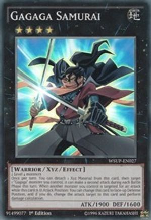 Gagaga Samurai [WSUP-EN027] Super Rare - Yu-Gi-Oh! - Card Brawlers | Quebec | Canada |