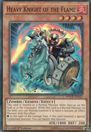 Heavy Knight of the Flame [WSUP-EN047] Super Rare - Yu-Gi-Oh! - Card Brawlers | Quebec | Canada |