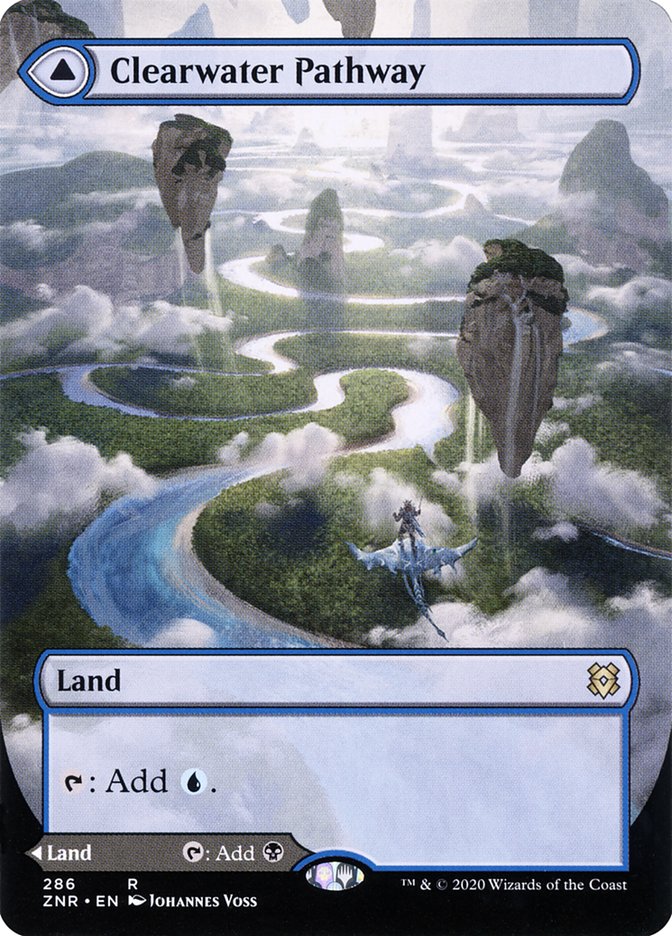 Clearwater Pathway // Murkwater Pathway (Borderless Alternate Art) [Zendikar Rising] - Magic: The Gathering - Card Brawlers | Quebec | Canada |
