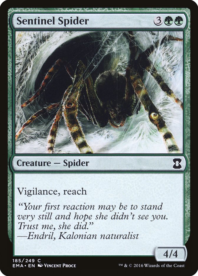 Sentinel Spider [Eternal Masters] - Magic: The Gathering - Card Brawlers | Quebec | Canada |